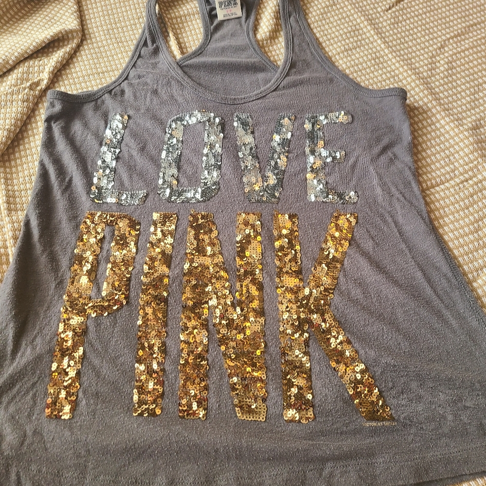 Victoria's secret pink tank